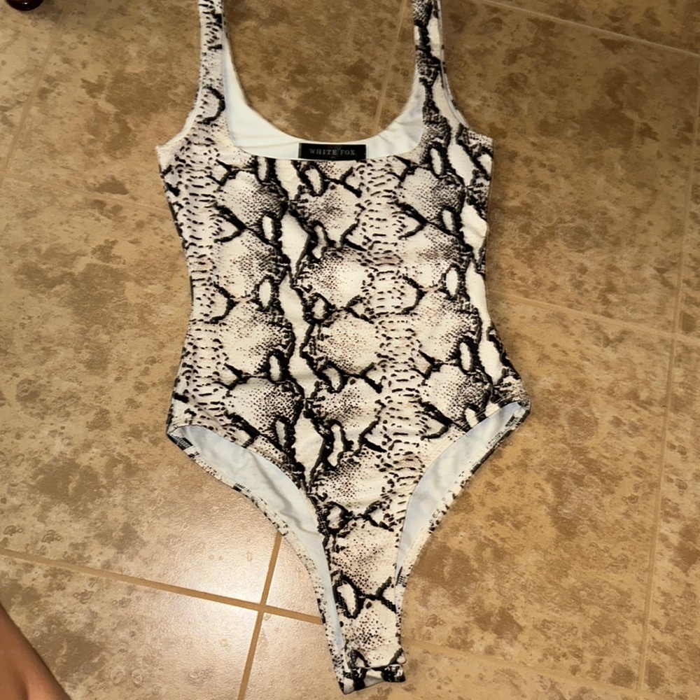 White Fox Python Bodysuit - image 2